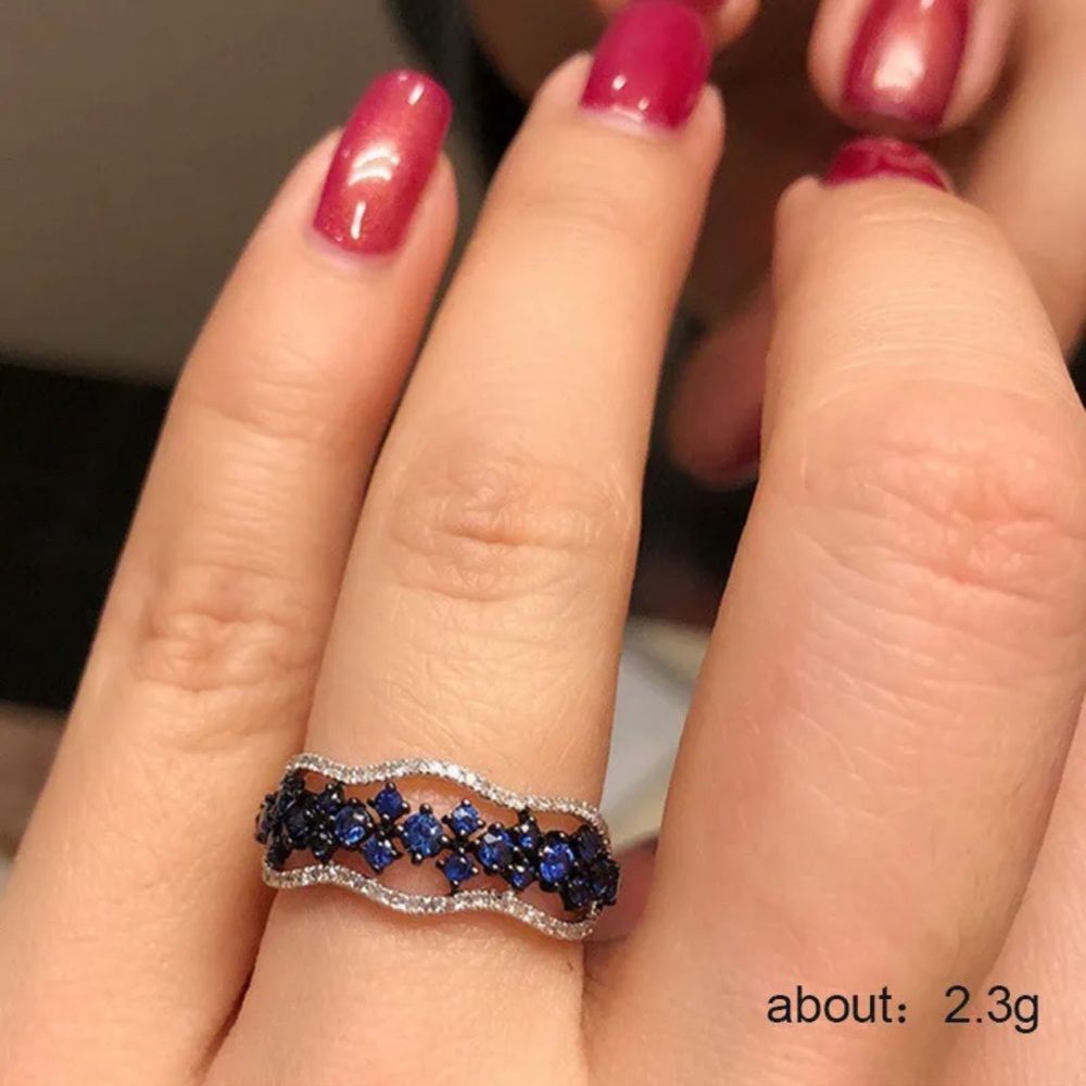 STATEMENT BRIDAL WEDDING RING - Picture 3 of 6